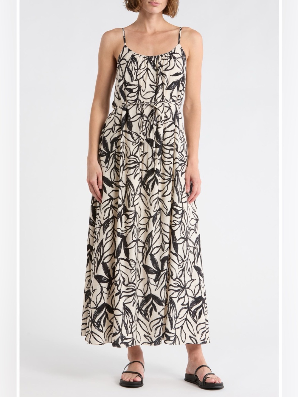 Sam Edelman Floral Print Sleeveless Maxi Dress